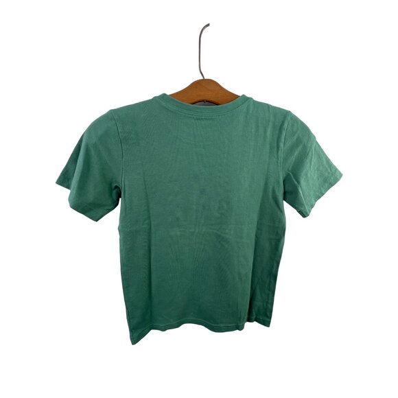 Life Is Good Kids Crusher T-Shirt Medium Lets Taco Bout My Ride Spruce Green Gra - Picture 2 of 6